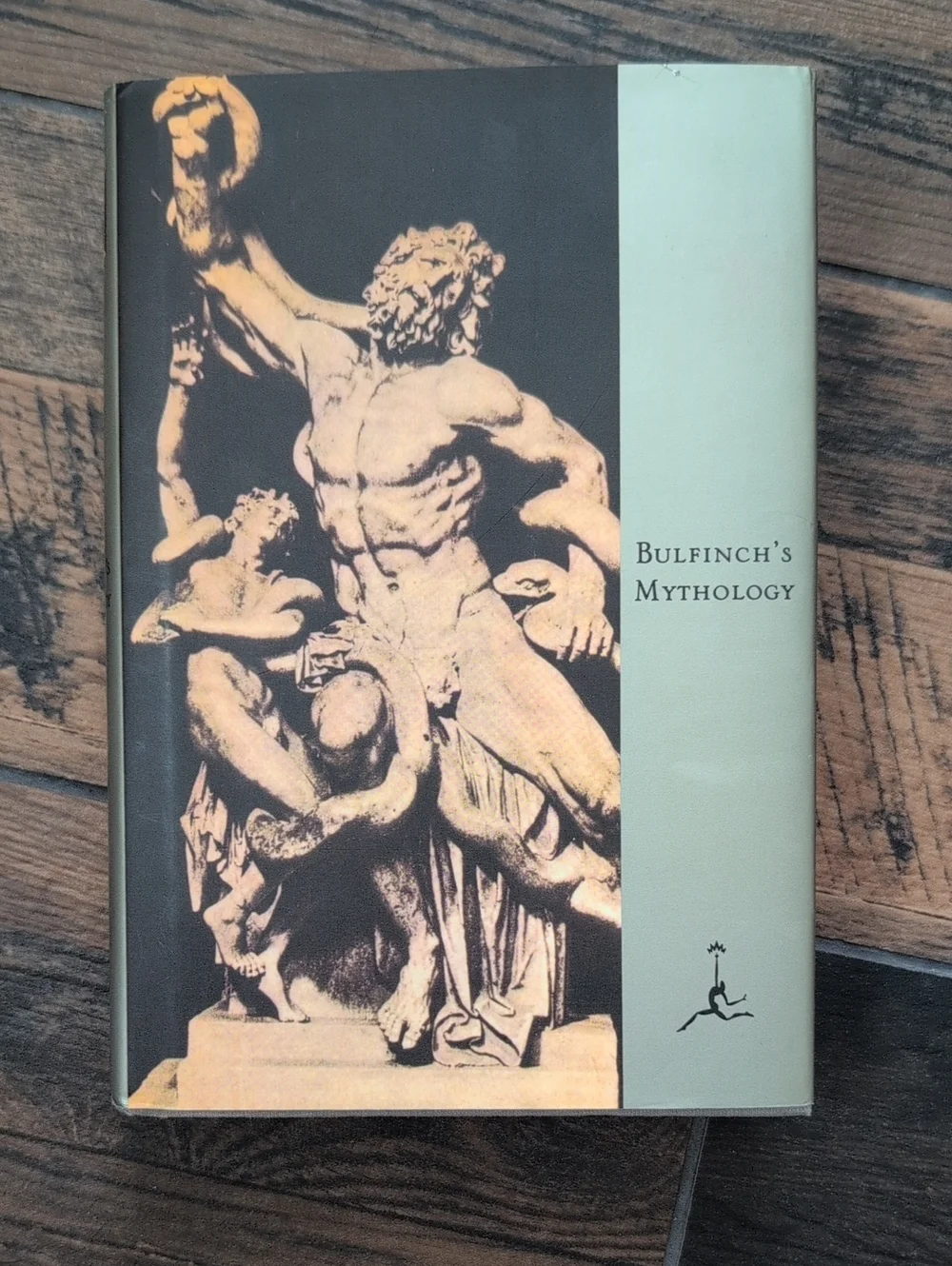 Modern Library Bulfinch's Mythology Vintage Hardcover Book 1993 Laocoon Cover